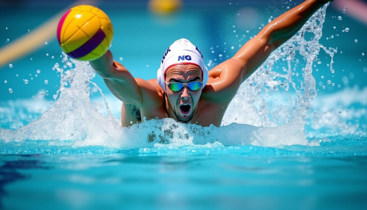 Water-polo : comment un joueur maîtrise la puissance de son tir face à la résistance de l’eau ?